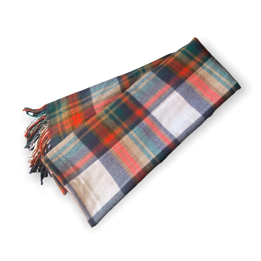 Beautiful J. Crew Factory Women's Classic Plaid Blanket Scarf NWOT Multicolor